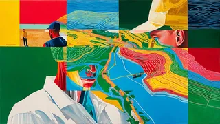 Vibrant Six-Panel Collage preview