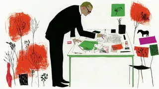 Gentle Museum Archivist in a Tailored Black preview