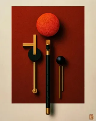 Abstract Graphic Musical Score preview