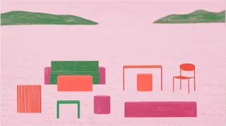 Tiny Geometric Motel Lobby preview