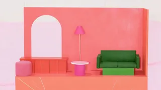 Tiny Geometric Motel Lobby preview