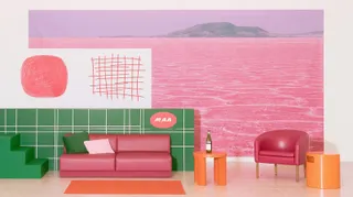 Tiny Geometric Motel Lobby preview