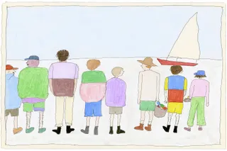 Teen Sailors Walking Home from a Small preview
