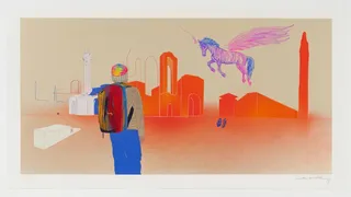 Backpacker in a Colorful Cap preview