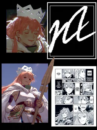 Young Hero with a Paper Crown preview