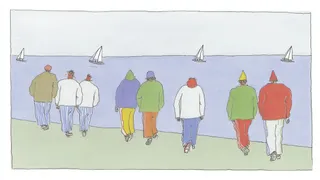 Teen Sailors Walking Home from a Small 2 preview