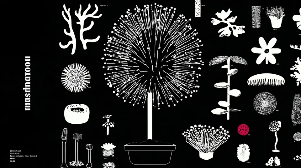 Precise Botanical Field Guide Plate of Impossible 2, a Midjourney sref remix: a precise botanical field guide plate of impossible carnivorous flowers, specimen annotations and cross-sections, surreal illustration style