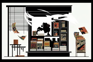 Crowded Newspaper Kiosk preview