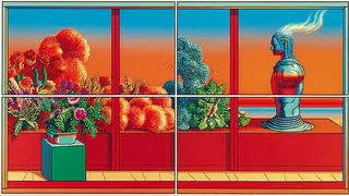 Four-Panel Retro Composition Reveals a Winged Warrior's 2 preview