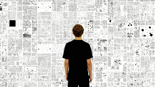 Stippled Face Fading into Sparse Dots 2 preview