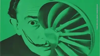 Green-Tinted Graphic Portrait preview